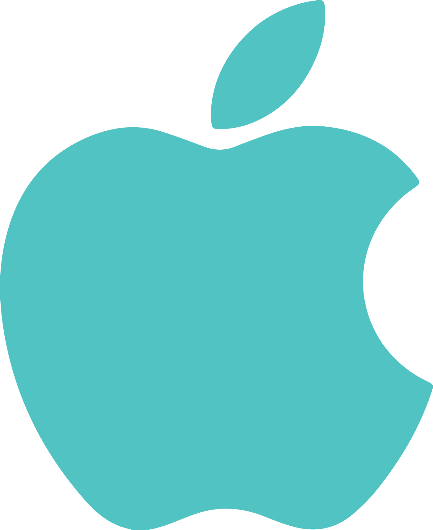 Apple Icon (Teal)